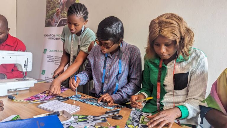 Bukavu : La Fondation Faida Faidika, Faidisha (F3) tire les rideaux sur sa formation en recyclage des déchets textiles