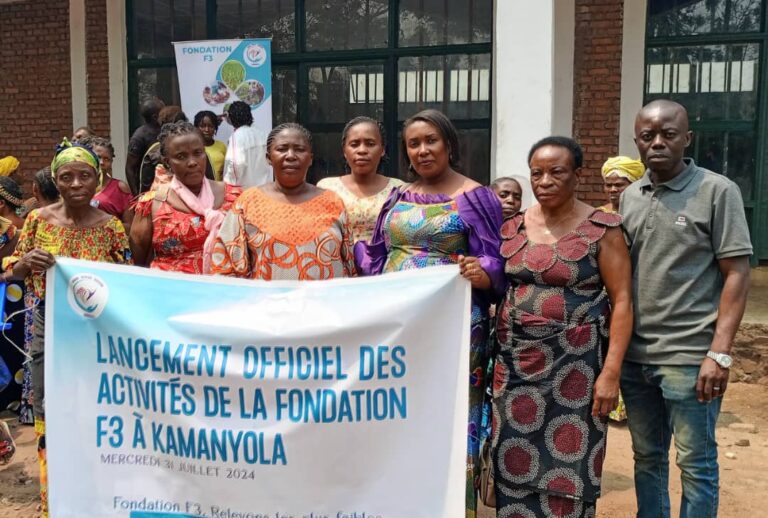 Sud-Kivu : Lancement officiel des activités de la Fondation F3 à Kamanyola, des projets clés au rendez-vous
