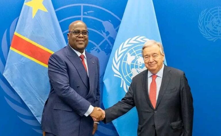 USA : La situation sécuritaire et humanitaire à l&rsquo;Est de la RDC au centre des échanges entre Guterres et Tshisekedi