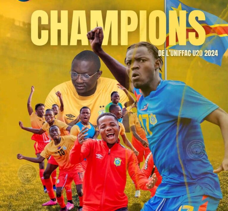 CAN U20 : Les léopards sacrés champions de la zone UNIFFAC